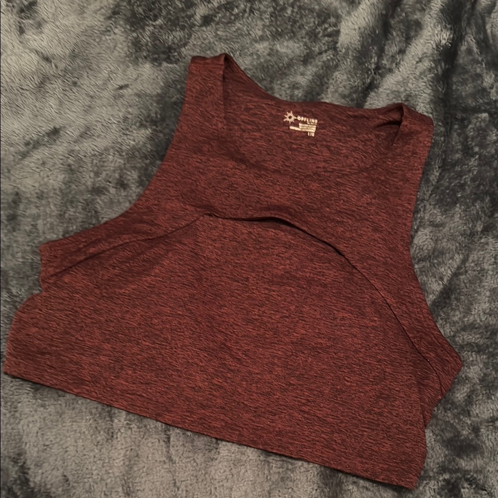 Aerie Offline Keyhole Sports Bra Top